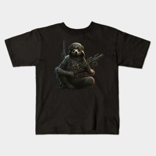 Slow is smooth v1 (no text) Kids T-Shirt